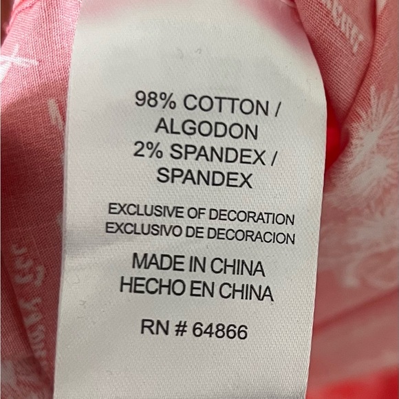 NWT Lee Coral Short Sleeve button up Shirt palm trees boats Hawaiian Men’s XL - Picture 8 of 9